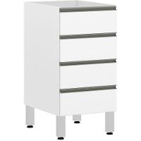 Balcão Sem Tampo 40cm Branco - 1