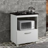 Balcão Para Cooktop 4 Bocas Salvia Branco - 5