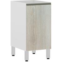 Balcão Sem Tampo 40cm Branco Com Legno Crema - 1