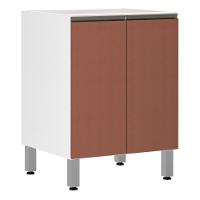 Balcão Sem Tampo 60cm Branco Com Gaia - 1