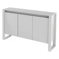 Armário Balcão Para Escritório 3 Portas Me4147 Branco - 1