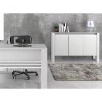 Armário Balcão Para Escritório 3 Portas Me4147 Branco - 3