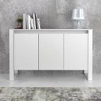 Armário Balcão Para Escritório 3 Portas Me4147 Branco