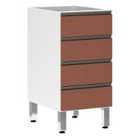 Balcão Sem Tampo 40cm Branco Com Gaia - 1