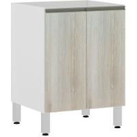 Balcão Sem Tampo 60cm Branco Com Legno Crema - 1