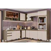 Balcão de Cozinha Connect c/ 1 Porta s/ Tampo 40cm Duna/Cristal - Henn - 3