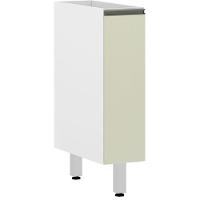 Balcão Sem Tampo 20cm Branco Com Kashmir - 1