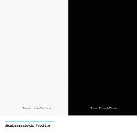 Balcão Sem Tampo 35cm Branco Com Preto Txt - 2