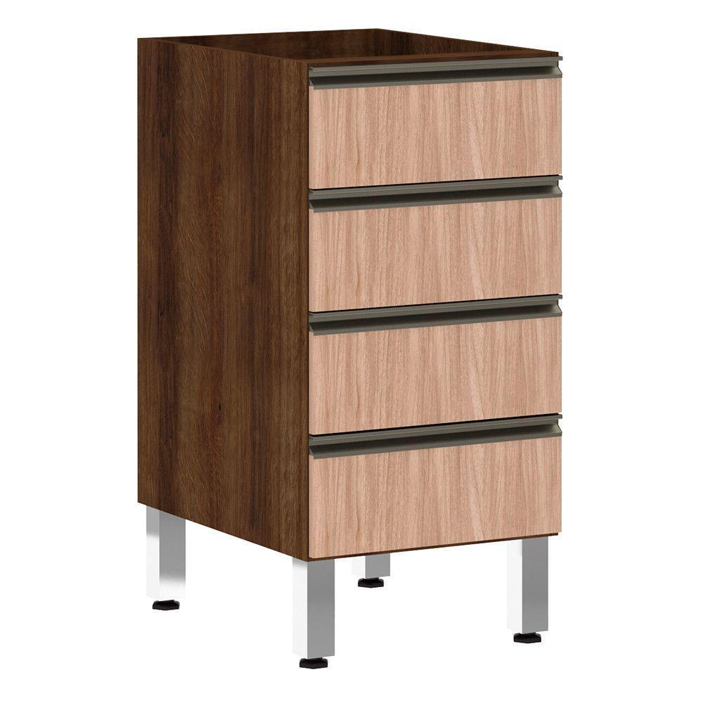 Balcão Sem Tampo 40cm Jade Com Cumaru - 1