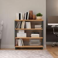 Balcão 4 Prateleiras 89,5 X 29 X 92 Cm Freijó-Preto F23 - 1