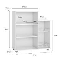 Balcão Multiuso Fruteira Sollys Branco