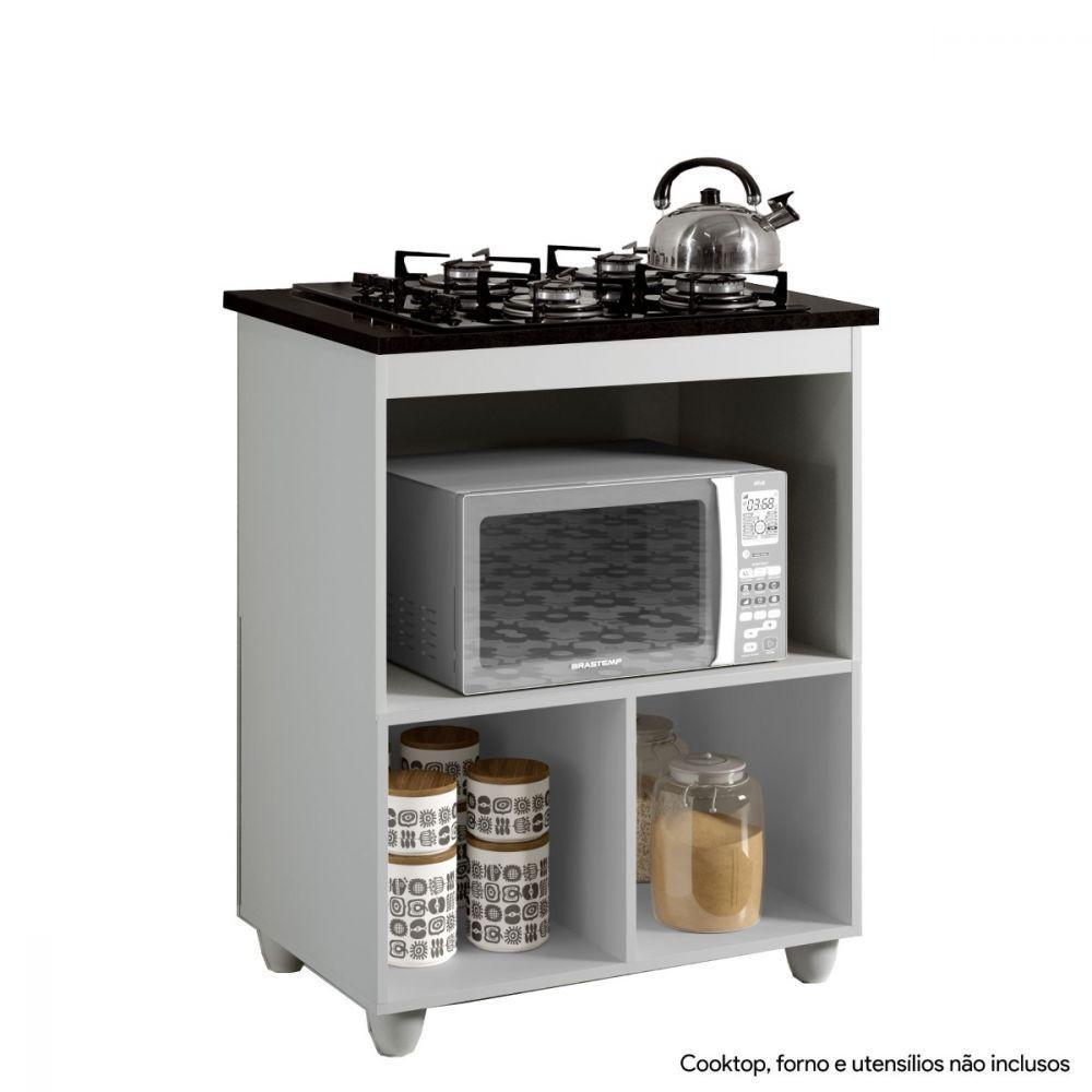 Balcão Para Cooktop 5 Bocas Salvia Branco - 5