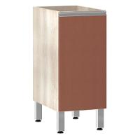 Balcão Sem Tampo 35cm 1 Prateleira Lis Legno Crem e Gaia - 1