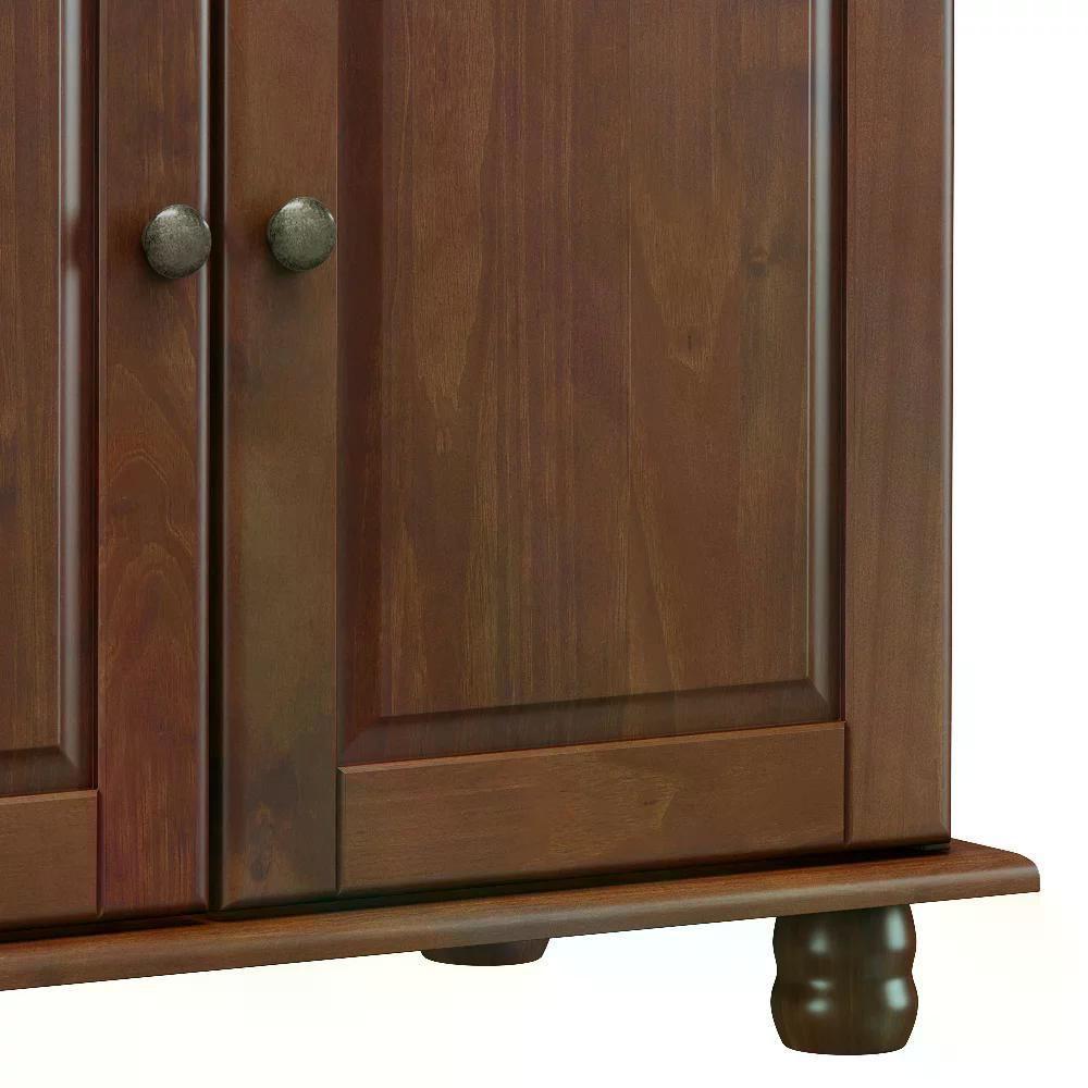 Balcao 3 Portas Madeira Maciça 8927 Rubi Café Fnt Café - 8