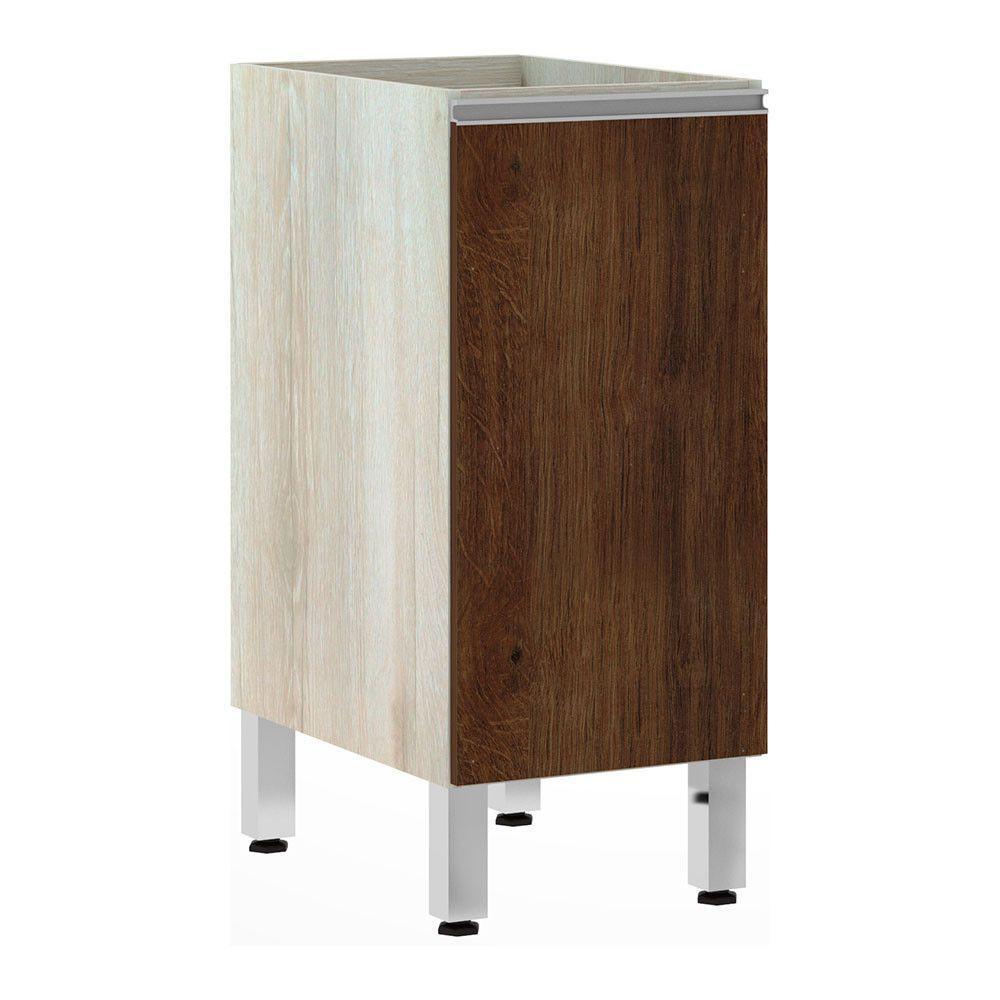 Balcão Sem Tampo 35cm 1 Prateleira Lis Legno Crema Com - 1