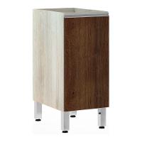 Balcão Sem Tampo 35cm 1 Prateleira Lis Legno Crema Com - 1