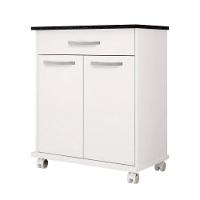 Balcão De Cozinha 2 Portas 1 Gaveta Girassol Kaiki Móveis Branco - 2