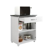 Balcão De Cozinha 2 Portas 1 Gaveta Girassol Kaiki Móveis Branco - 6