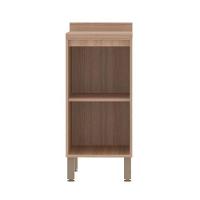 Balcão De Cozinha Yara Com 1 Porta 40Cm Luciane Vanilla/Grafite - 3