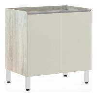 Balcão Sem Tampo 80cm Lis Legno Crem e Kashmir - 1