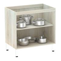 Balcão Sem Tampo 80cm Lis Legno Crem e Kashmir - 3