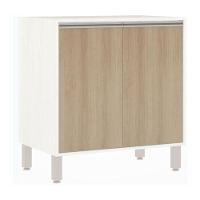 Balcão Luciane 2 Portas 80cm Linea Patina Avela - 1