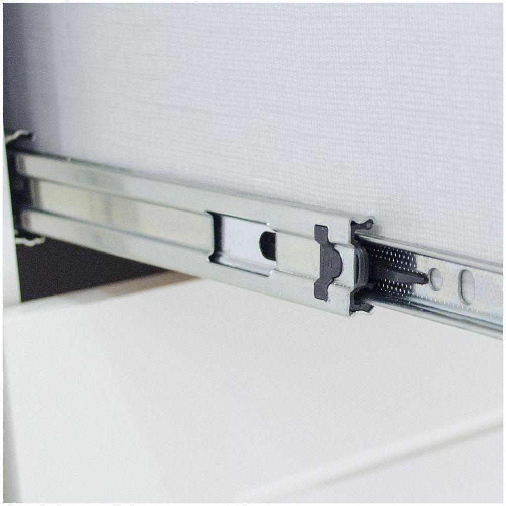 Balcão 03 Gavetas 02 Portas 120 Cm Nova York Henn Branco Hp - 2