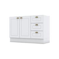 Balcão 03 Gavetas 02 Portas 120 Cm Nova York Henn Branco Hp - 3