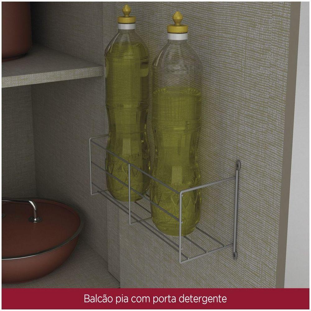 Balcão Pia 03 Portas 02 Gavetas évelin Henn Duna Cristal - 2