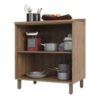 Balcão e Tampo 80 Cm De Abrir 1 Prateleira Mel Vanill e O - 5