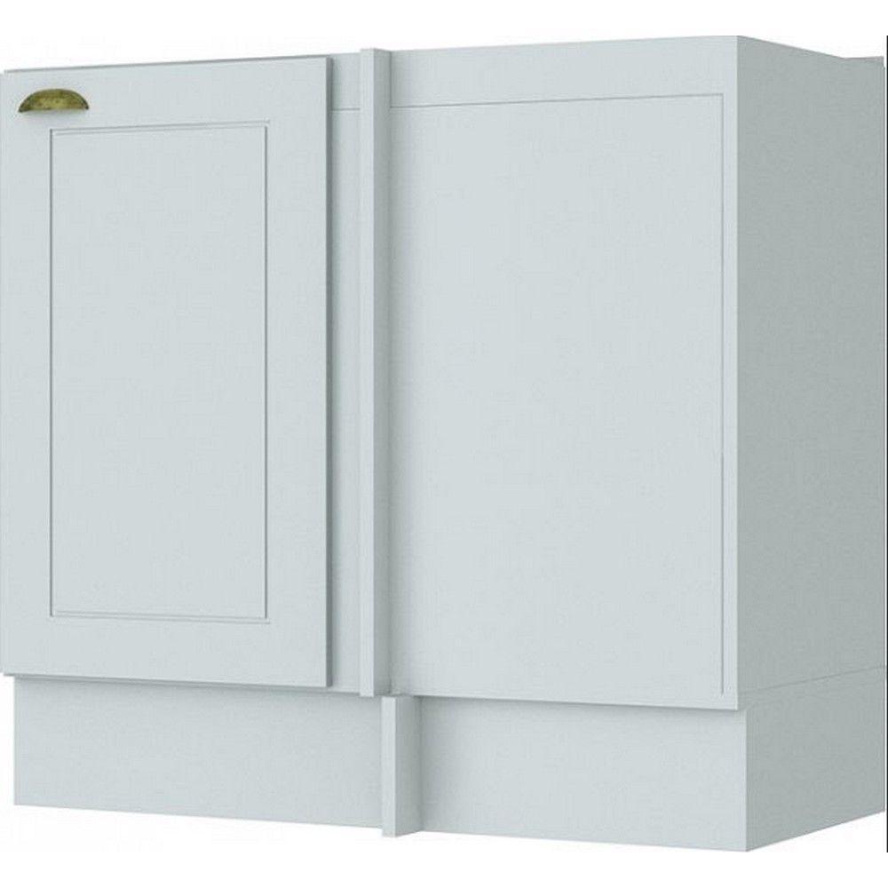 Balcão C361 Canto Reto Com 1 Porta Henn Branco - 1