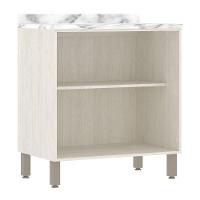 Balcão De Cozinha Com Tampo 80 Cm 2 Portas Linea Luciane Pátina Ff-avelã Ff - 6