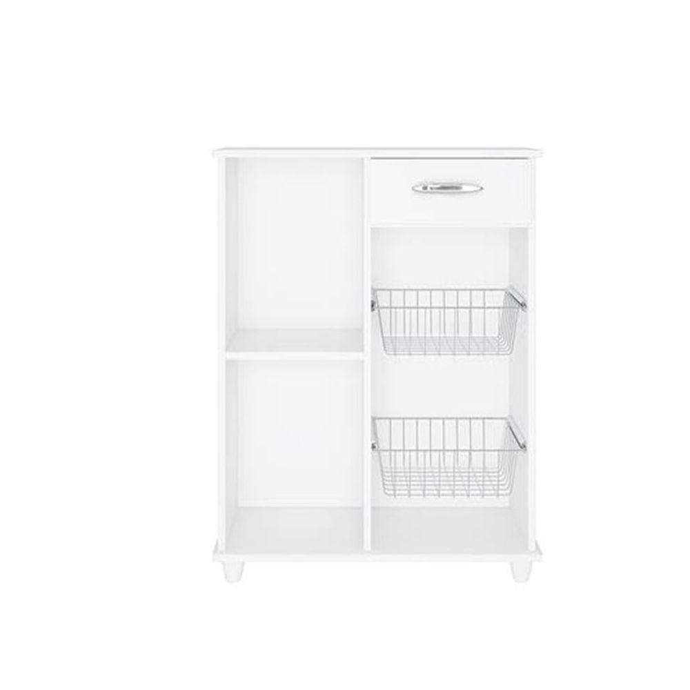 Fruteira Belize 1 Porta E 1 Gaveta Em Mdp Notável Branco - 1