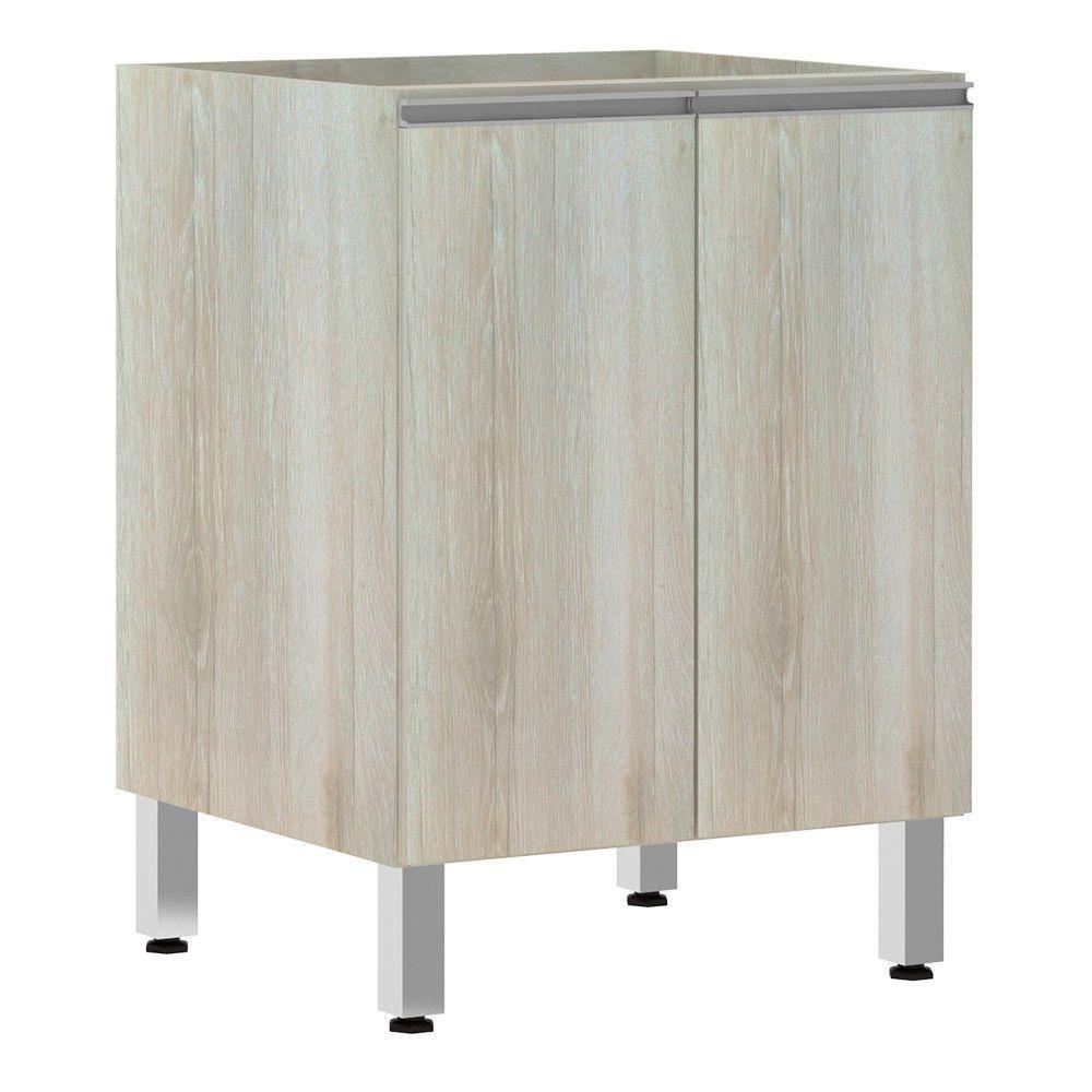 Balcão Sem Tampo 60cm Lis Legno Crema - 1