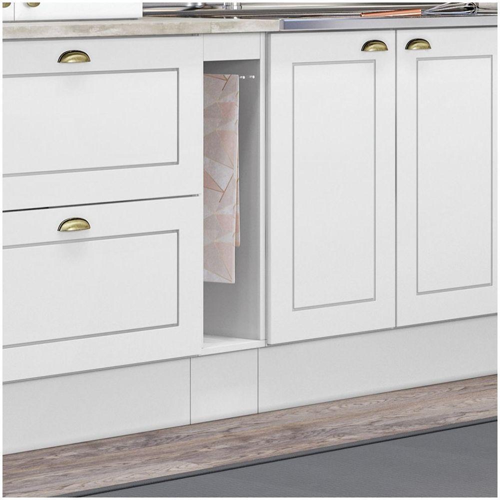 Balcão Porta Toalha 20 Cm Nova York Henn Branco Hp - 1