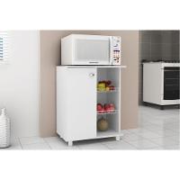 Balcão Multiuso Cozinha  Fruteira BF-3205 c/ 1 Porta e 2 Cestos Branco - Tecno Mobili - 2