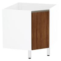 Balcão Sem Tampo Canto Diagonal Branco Com - 1