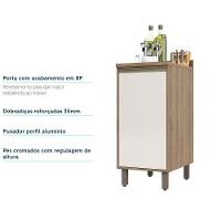 Balcão e Tampo 40 Cm De Abrir 1 Prateleira Mel Vanill e O