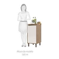 Balcão e Tampo 40 Cm De Abrir 1 Prateleira Mel Vanill e O - 10