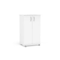 Balcão Multiuso Cozinha Limeira 99 2 Portas c/ Rodízio Branco - Politorno - 1
