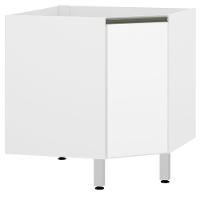 Balcão Sem Tampo Canto Diagonal Branco - 1