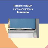 Balcão Triplo Smart Rubi 1 Gaveta Com Tampo 15mm Branco - 3