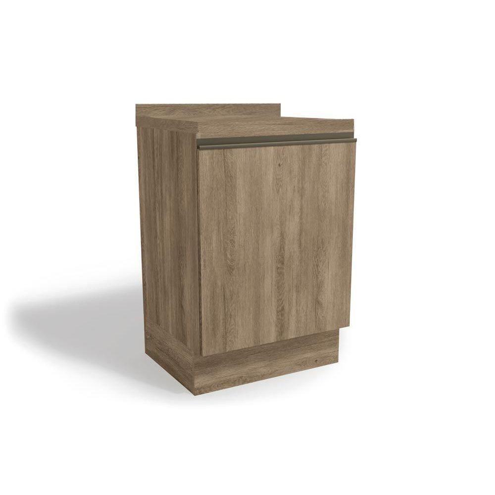 Balcão de Cozinha Modulado  Maxxi G742 1 Porta c/ Tampo Nogal - Kappesberg - 1