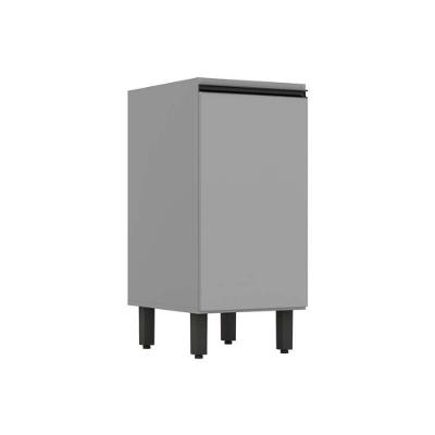 Balcão de Cozinha Modulado  Belize 1 Porta s/ Tampo Cinza - Henn