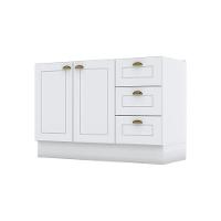 Balcão 03 Gavetas 02 Portas 120 Cm Americana Henn Branco Hp - 1