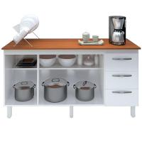 Balcao Com Tampo 160cm 9140x9320 Branco Savana Mobbs Branco Savana