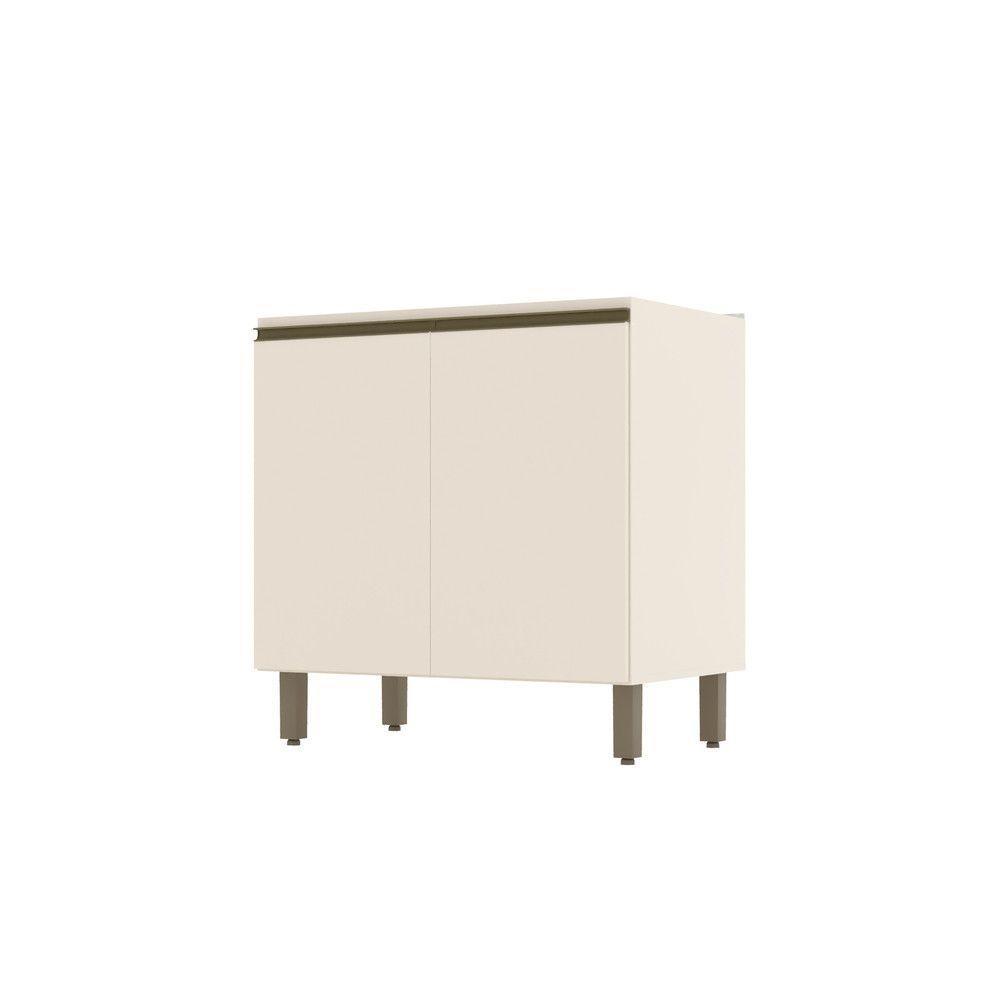 Balcão De Cozinha 80 Cm 2 Portas Connect Henn Off White - 1