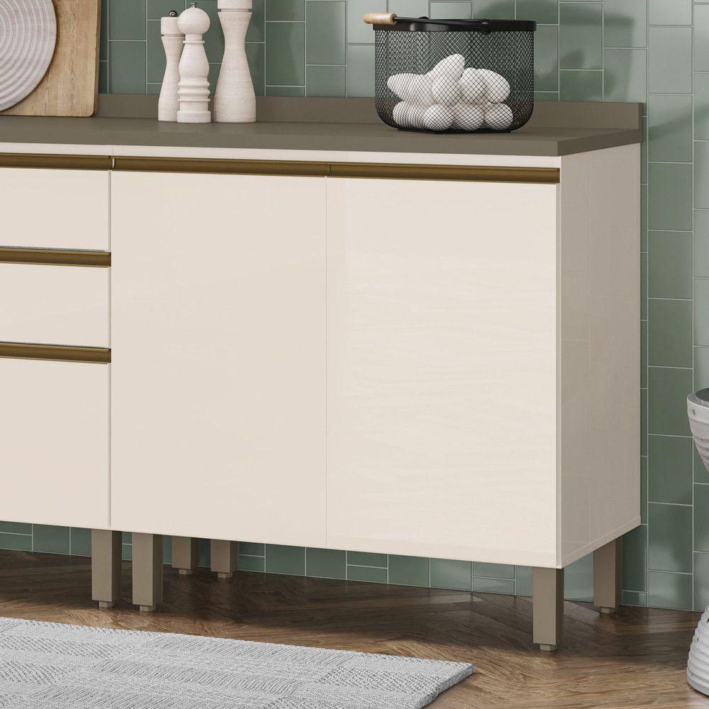 Balcão De Cozinha 80 Cm 2 Portas Connect Henn Off White - 2