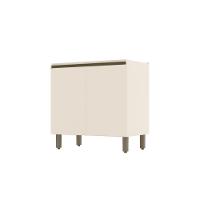 Balcão De Cozinha 80 Cm 2 Portas Connect Henn Off White - 1