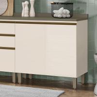 Balcão De Cozinha 80 Cm 2 Portas Connect Henn Off White